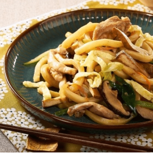 炒乌冬面 Japanische gebratene Udon-Nudeln