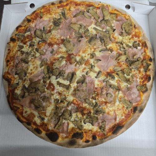 Pizza Prosciutto e Funghi