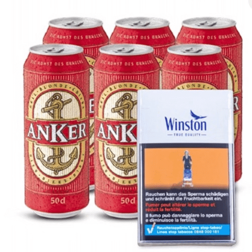 Anker Bier 6x0.5l Wiston Blau
