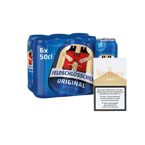 Feldschlösschen Original Bier 6x50cl Marlboro Gold