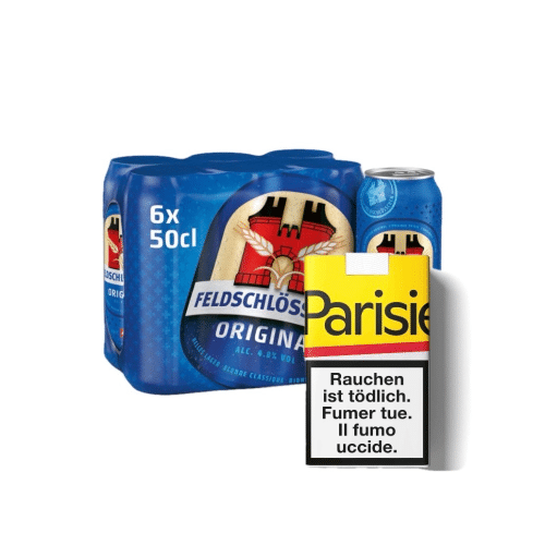 Feldschlösschen Original  Bier 6x50cl Parisienne Gelb