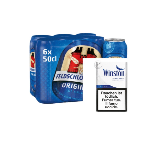 Feldschlösschen Original  Bier 6x50cl wiston blau