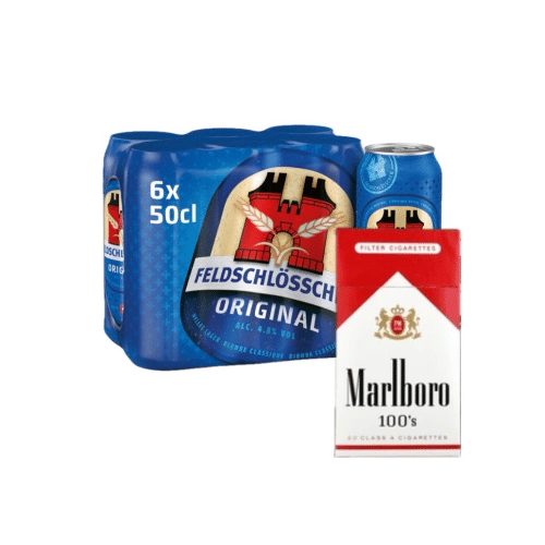 Feldschlösschen Original  Bier 6x50cl Marlboro Rot