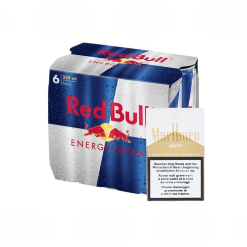 Redbull 6x 0.25cl Marlboro Gold