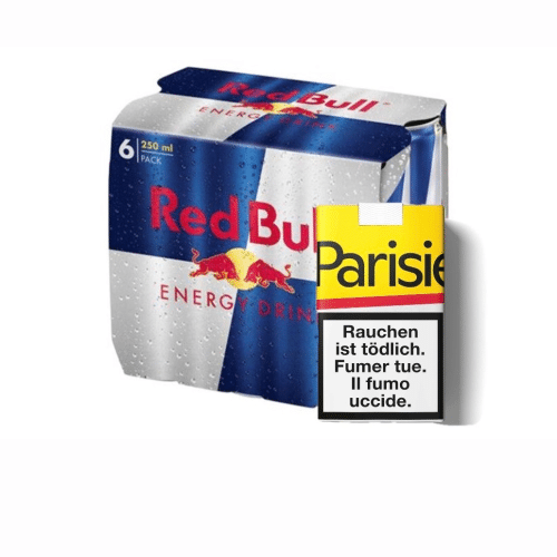 Redbull 6x 0.25cl Parisienne Gelb