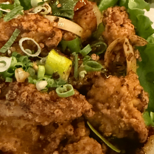 Poulet croustillant épicé à la façon Chongqing