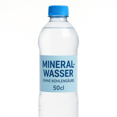 Mineralwasser mit Kohlensäure 0,5l