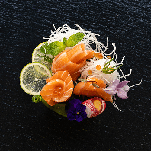 Lachs Sashimi (4 Stück)