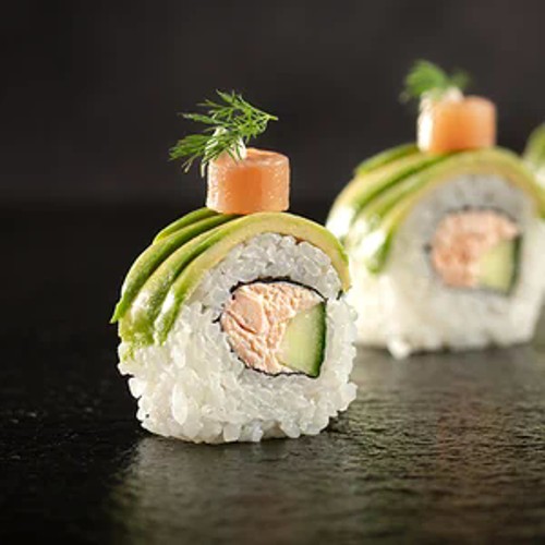 Smokey Creamy Salmon Roll