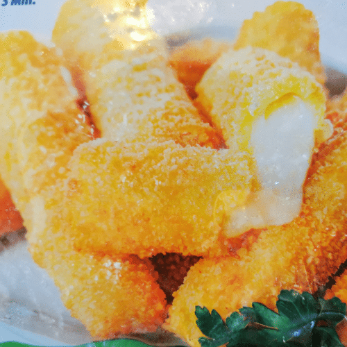 Mozarellasticks mit Salat   ( 9 Stk. )