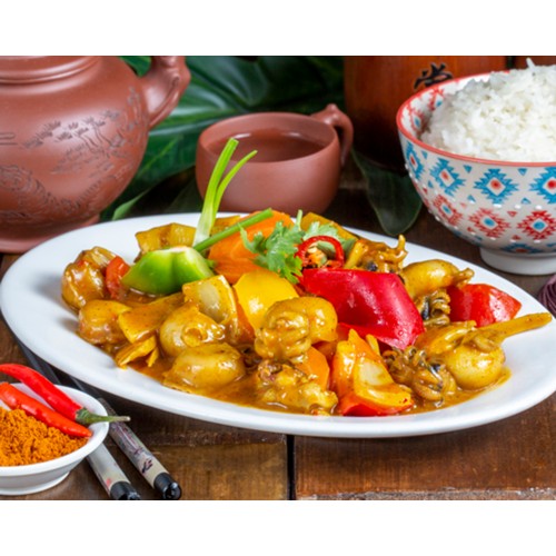 112.RIZ SEICHE AU CURRY