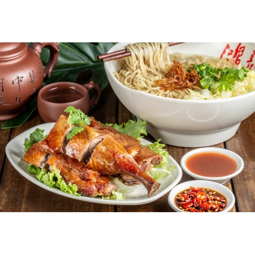 9112. SOUPE DE NOUILLES AU CANARD RÔTI