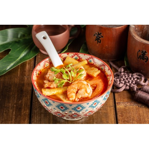 16.SOUPE TOM KARKONG (CREVETTES PIQUANT)