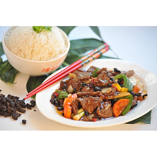 72.RIZ BOEUF AUX HARICOTS NOIRS