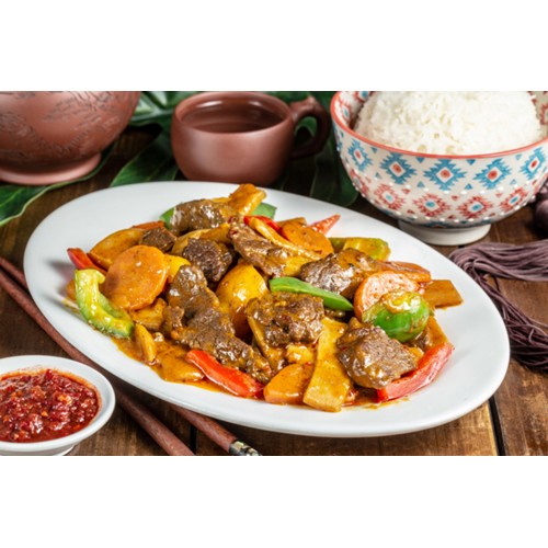 77.RIZ BOEUF AU CURRY