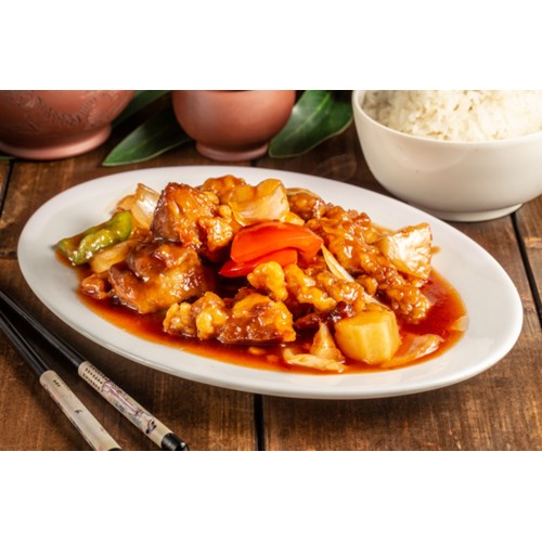 64.RIZ PORC A L'AIGRE-DOUX