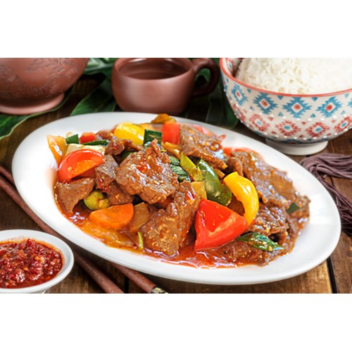 76.RIZ BOEUF SZETCHUAN