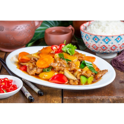 65.RIZ PORC SZETCHUAN