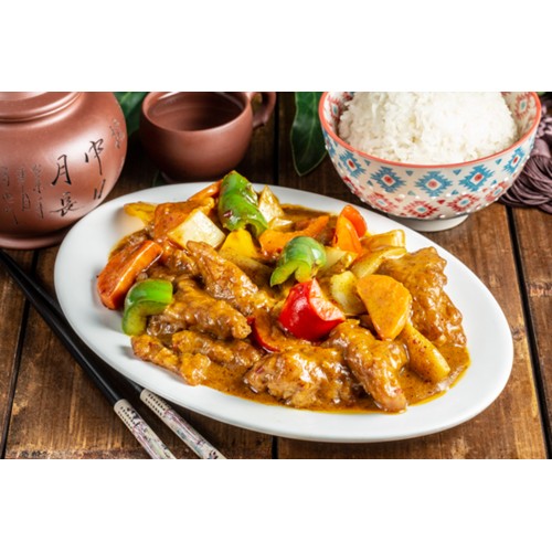 94.RIZ POISSON AU CURRY