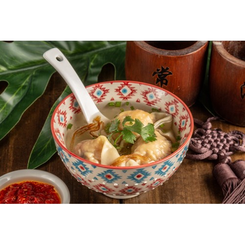 13.SOUPE AUX RAVIOLIS PORC ET CREVETTES