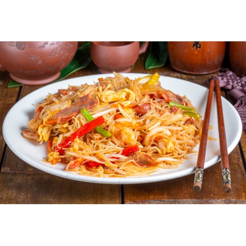 996. VERMICELLES DE RIZ SAUTES FACON XIAMEN (PORC,CREVETTES E...