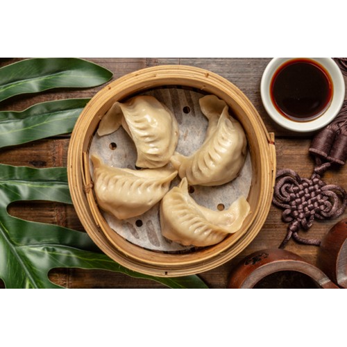 27.RAVIOLIS VAPEUR PORC ET LEGUMES