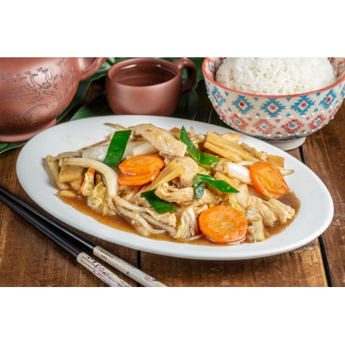 8845.Poulet Chop-Suey avec riz cantonais