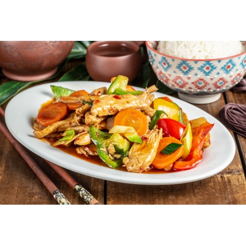 48.RIZ POULET SZETCHUAN