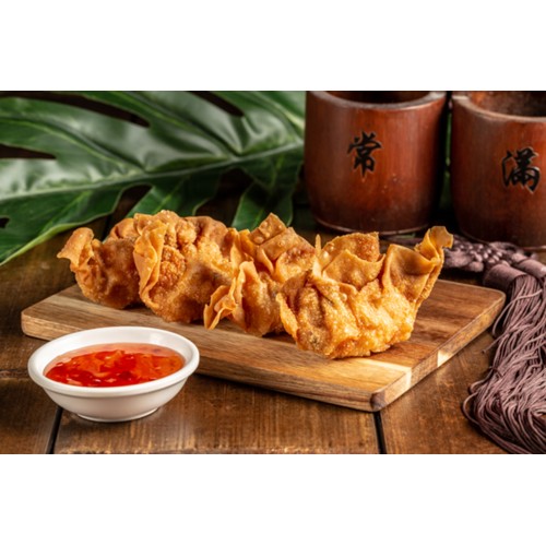 22.RAVIOLIS FRITS AUX CREVETTES