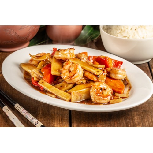 213. RIZ CREVETTES AUX POIVRES