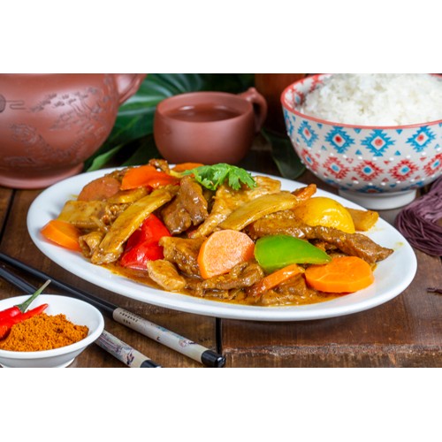 66.RIZ PORC AU CURRY