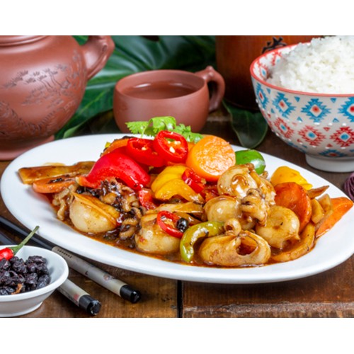 111.RIZ SEICHE AUX HARICOTS NOIRS