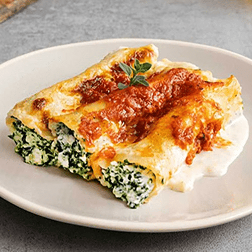 Cannelloni mit Quarkspinat