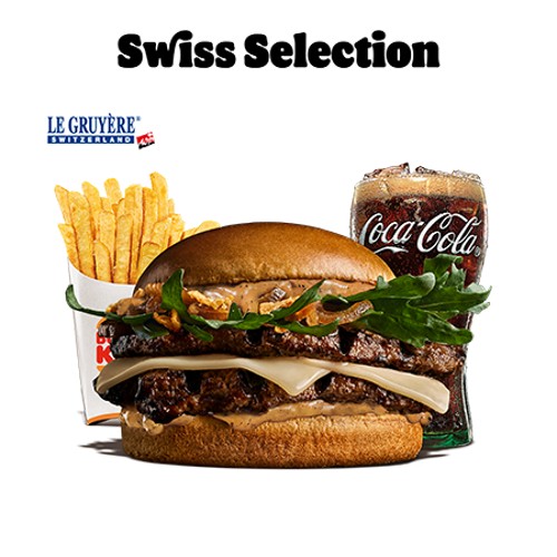 Mushroom Le Gruyère AOP Double Menu 