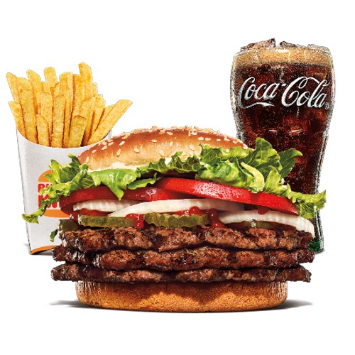 Menu Veggie Triple Whopper