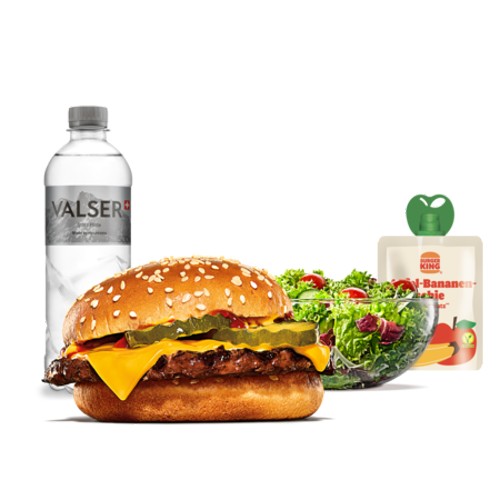 King Junior Meal Cheeseburger