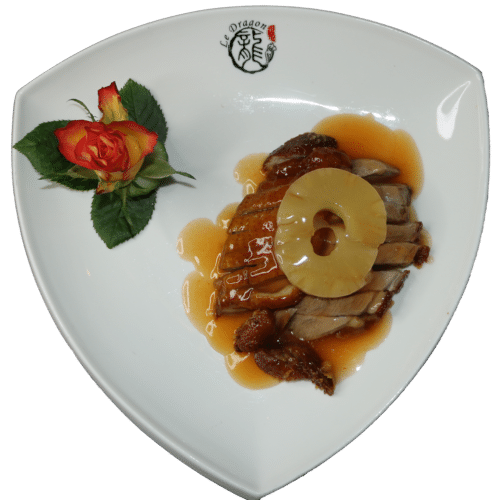 Canard à la sauce d'ananas