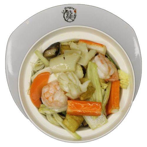 Marmite de tofu aux fruits de mer