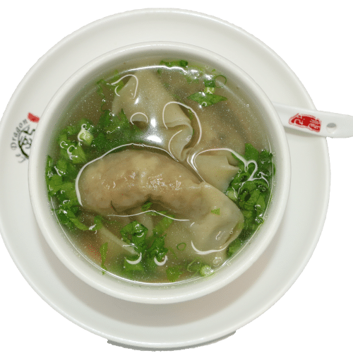 Potage aux raviolis
