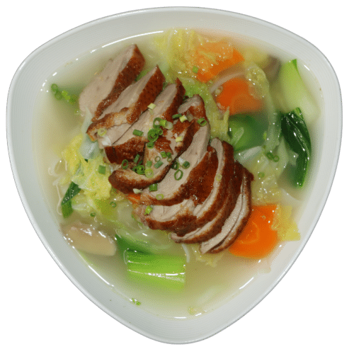Soupe nouille au canard laqué