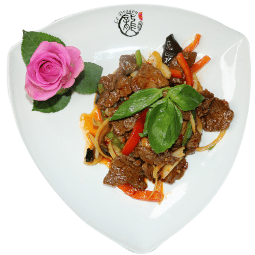 Thaï agneau au basilic