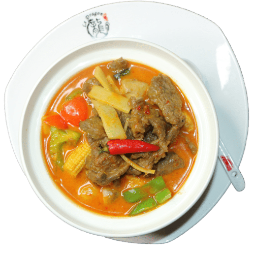 Thaï agneau au curry rouge