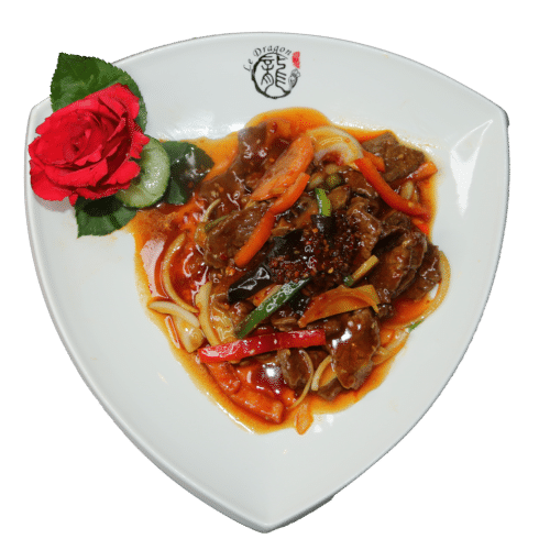 Thaï boeuf à la sauce piquante