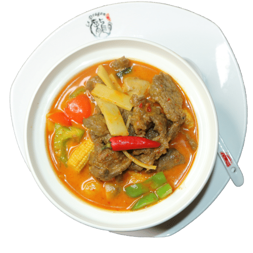 Thaï boeuf au curry rouge