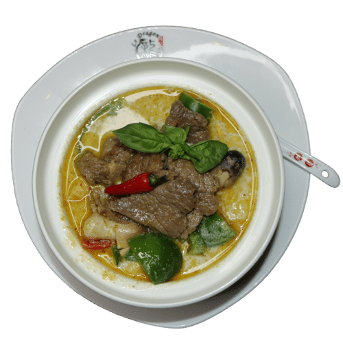 Thaï boeuf au curry vert
