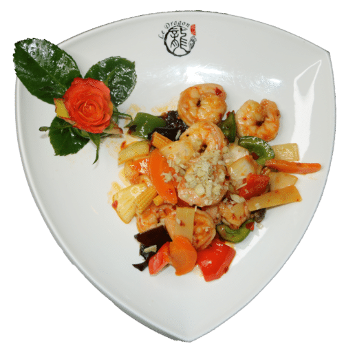 Thaï crevettes à la citronelle