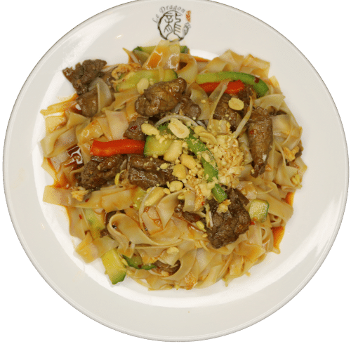 Thaï pâte de riz sauté au beouf