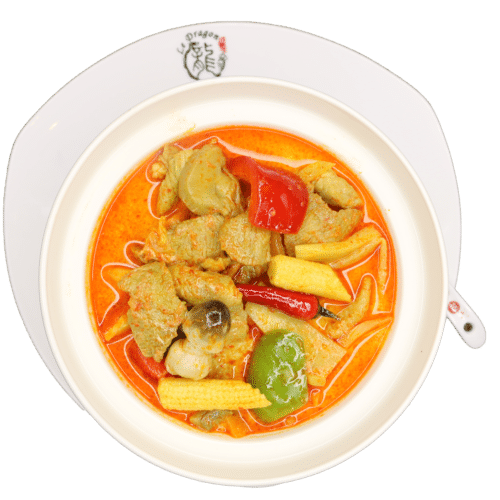 Thaï porc au curry rouge