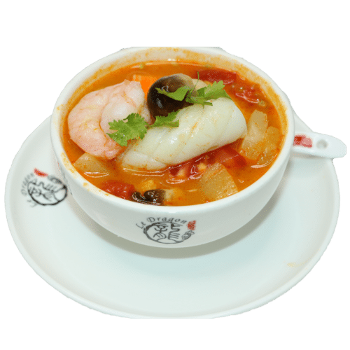 Thaï potage aux fruits de mer