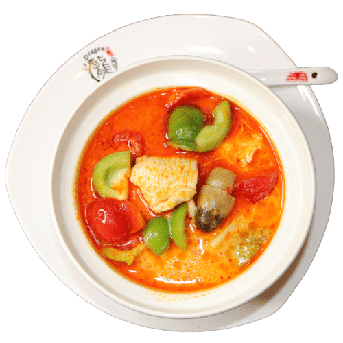 Thaï poulet au curry rouge